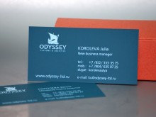 Визитка компании ODYSSEY
